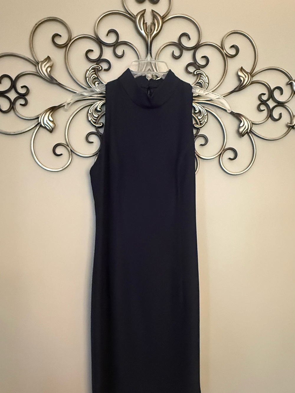 JESSICA HOWARD Black Sleeveless Tuxedo Dress - Picture 3 of 10